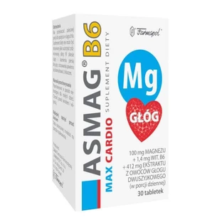 Asmag B6 Max Cardio, 30 таблеток