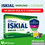 Іскіаль Імуно + Часник, для дітей старше 6 років та дорослих, 60 капсул: ціни та характеристики