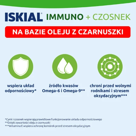 Іскіаль Імуно + Часник, для дітей старше 6 років та дорослих, 60 капсул: ціни та характеристики