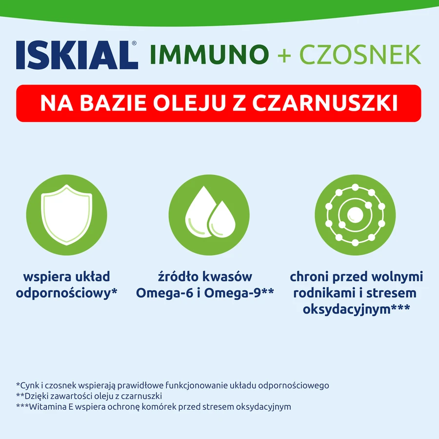 Іскіаль Імуно + Часник, для дітей старше 6 років та дорослих, 60 капсул: ціни та характеристики