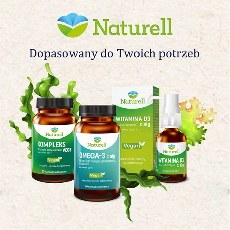 Омега-3 Naturell Omega-3 Vegan из водорослей, 90 веганских капсул: цены и характеристики