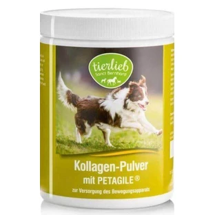 Колаген з пептидами колагену Petagile® для собак та котів 400 г Tierlieb Sanct Bernhard