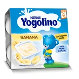 Молочно-банановые снеки Yogolino, 6-36 месяцев, 4x100 г, Nestle