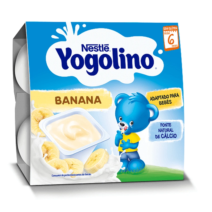 Молочно-банановые снеки Yogolino, 6-36 месяцев, 4x100 г, Nestle: цены и характеристики