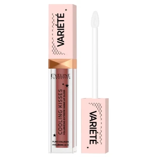 Eveline Cosmetics Variete Cooling Kiss, Блиск для губ з ефектом ходи, №04, 6,8 мл