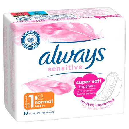 Завжди чутливі, гігієнічні серветки з крильцями, Ultra Normal Plus, 10 шт.: ціни та характеристики