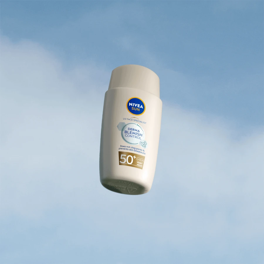 Флюїд для обличчя Nivea Sun Derma Blemish Control SPF50+, 40 мл: ціни та характеристики