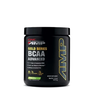 Gnc Pro Performance Amp Gold Series Bcaa Advanced, вдосконалена формула Bcaa зі смаком зеленого яблука, 337,5 г