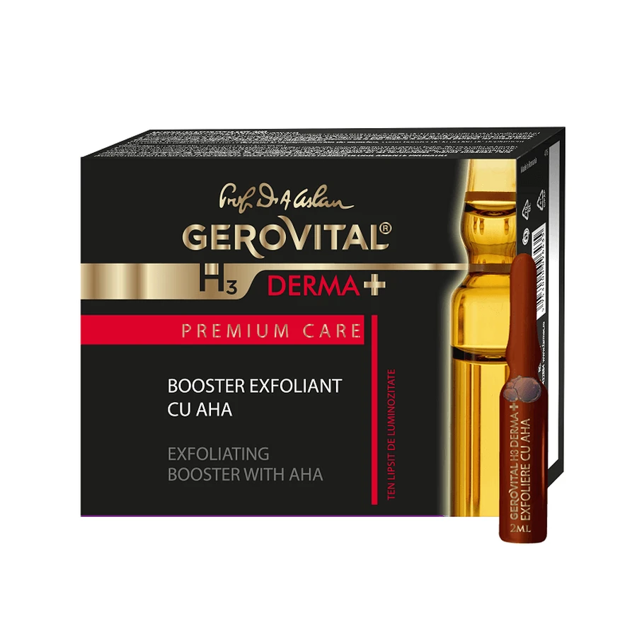 Відлущуючий бустер з АНА Gerovital H3 Derma+ Premium Care, 4 флакони, Farmec: ціни та характеристики
