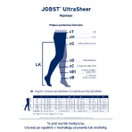 Jobst Ultra Sheer, компрессионные носки, CCL2, закрытый носок, размер 2, натуральный: цены и характеристики