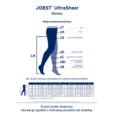 Jobst Ultra Sheer, компрессионные носки, CCL2, закрытый носок, размер 2, натуральный: цены и характеристики