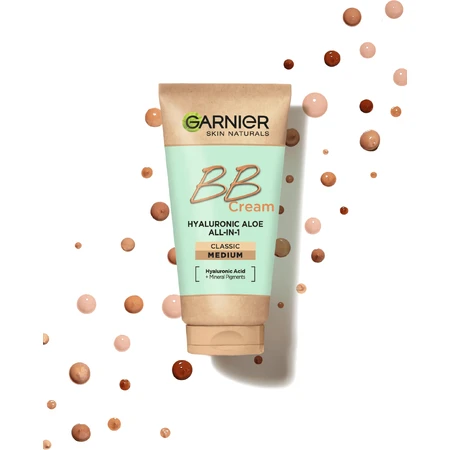 Garnier Skin Naturals Hyaluronic Aloe All-in-1 BB cream medium, 50 мл: цены и характеристики