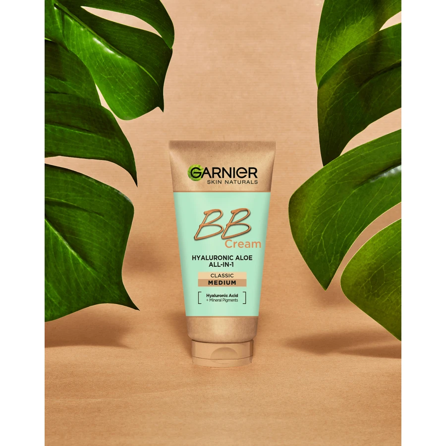 Garnier Skin Naturals Hyaluronic Aloe All-in-1 BB cream medium, 50 мл: цены и характеристики