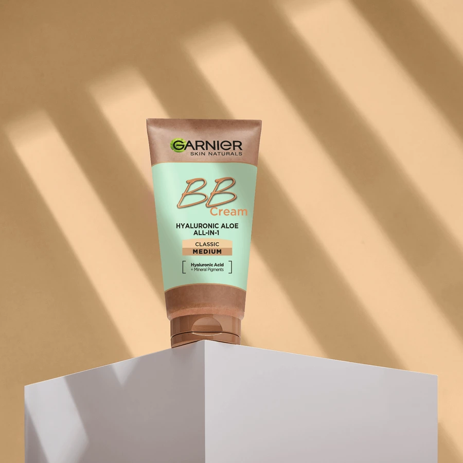 Garnier Skin Naturals Hyaluronic Aloe All-in-1 BB cream medium, 50 мл: цены и характеристики