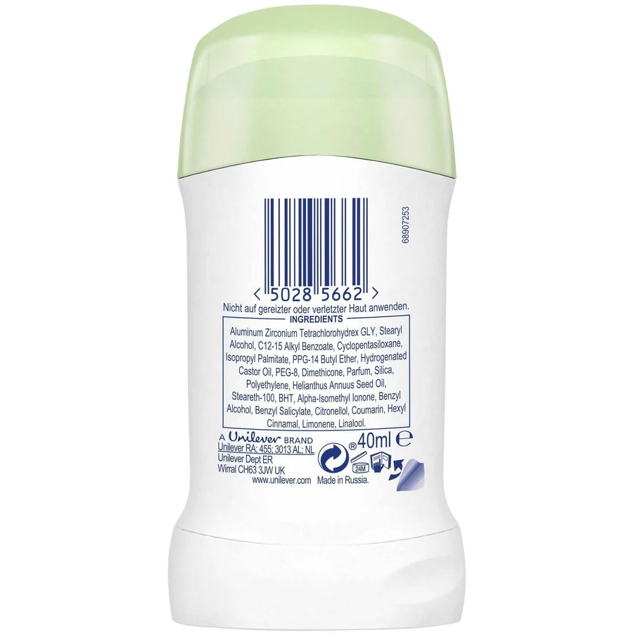 Dove Go Fresh Cucumber & Green Tea твердый антиперспирант 40 мл: цены и характеристики