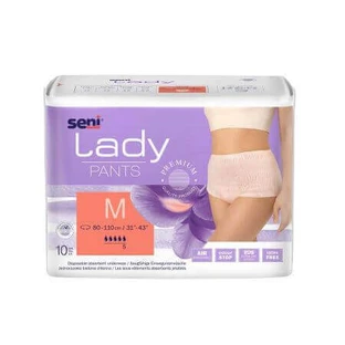 Жіночі поглинаючі трусики Lady Pants, M, 10 штук, груди