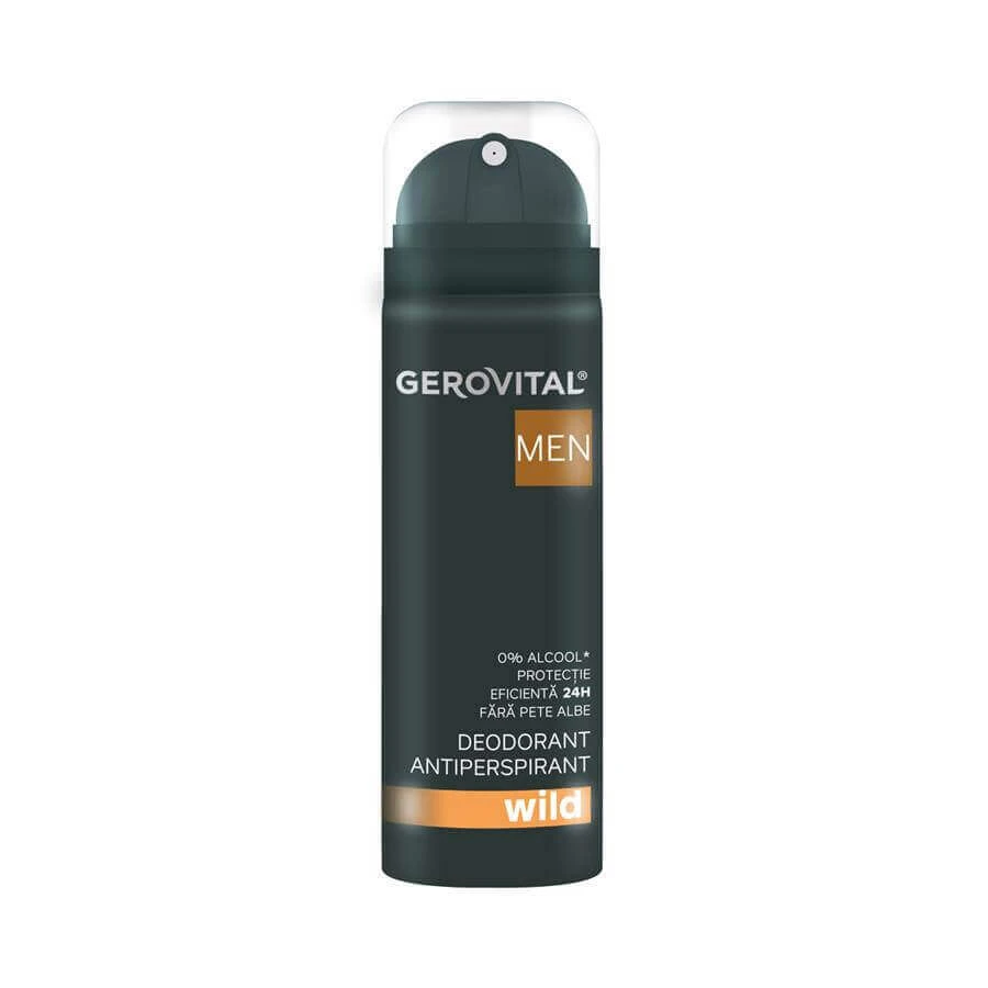 Антиперспірант-дезодорант Gerovital Men Wild, 150 мл: ціни та характеристики