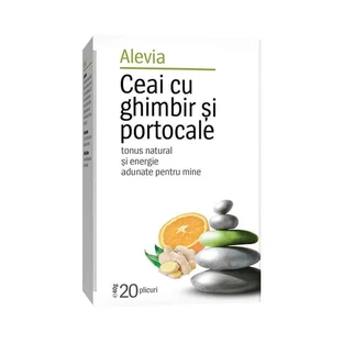 Имбирно-апельсиновый чай, 20 пакетиков, Alevia