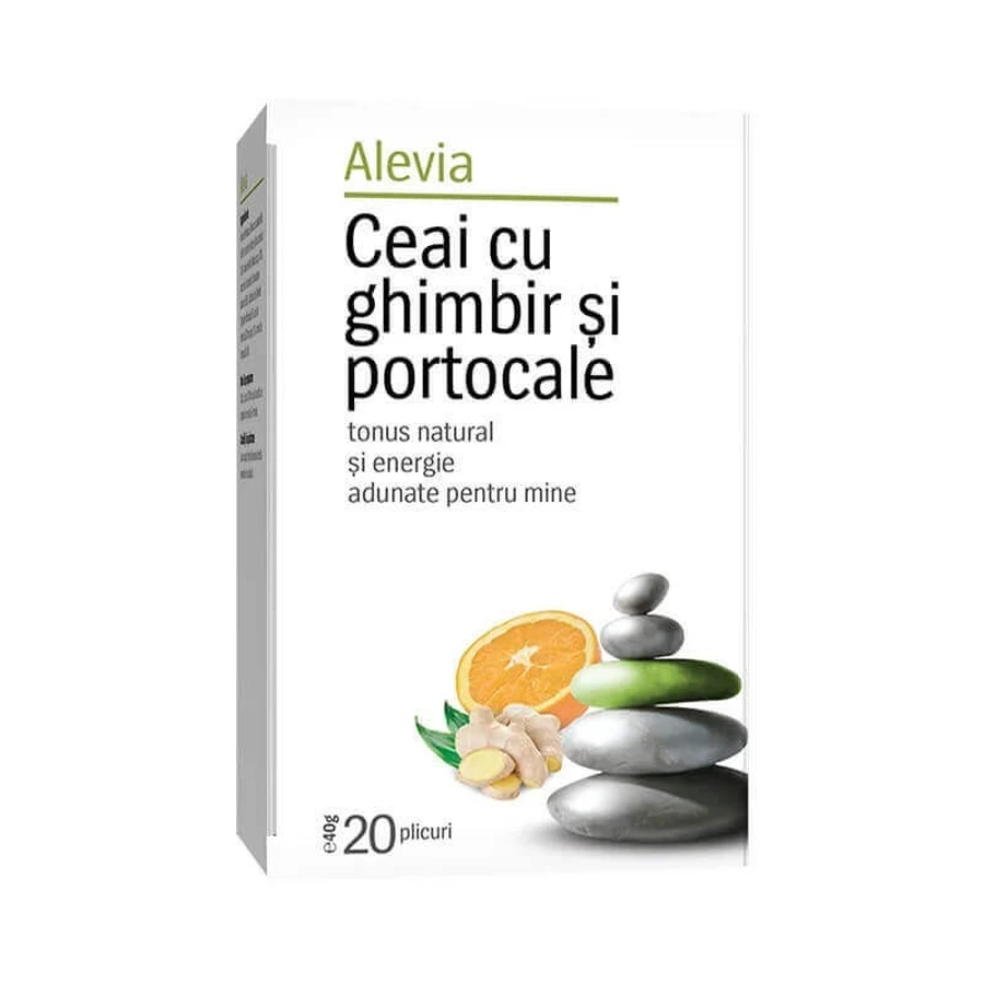 Имбирно-апельсиновый чай, 20 пакетиков, Alevia: цены и характеристики