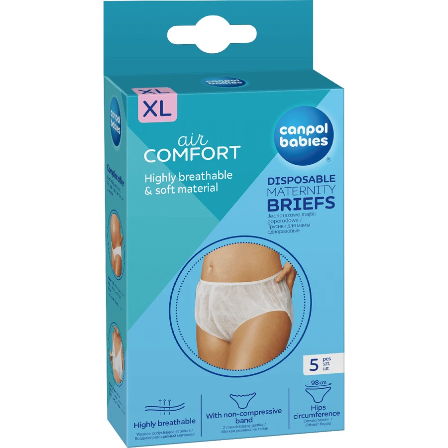 Canpol babies Одноразовые брюки для беременных L/XL - послеродовые, 5 шт.: цены и характеристики