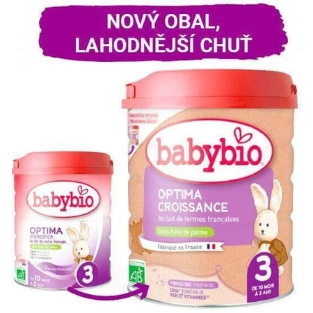 Babybio Optima 3 Batoacie органическое грудное молоко 800 г: цены и характеристики