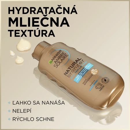 Лосьйон для автозасмаги Garnier Ambre Solaire Natural Bronzer, 200 мл: ціни та характеристики