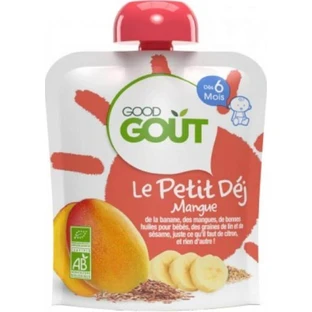 Good Gout Organic Mango breakfast 1×70 г, манговый карман