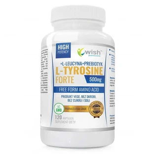 L-Тирозин Форте 500 мг Wish Pharmaceuticals L-Tyrosine Forte, 120 капсул