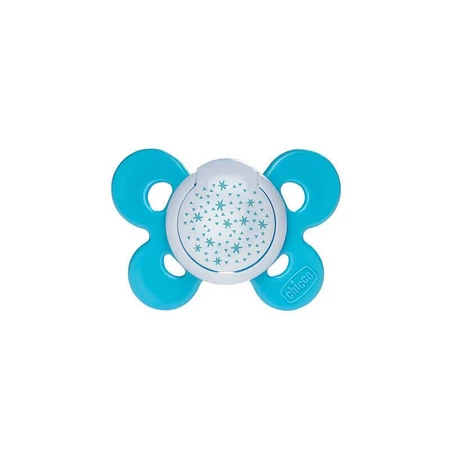 Силіконова соска Physio Comfort, ортодонтична форма 1 шт, 12 місяців+, синя, 74915, Chicco: ціни та характеристики