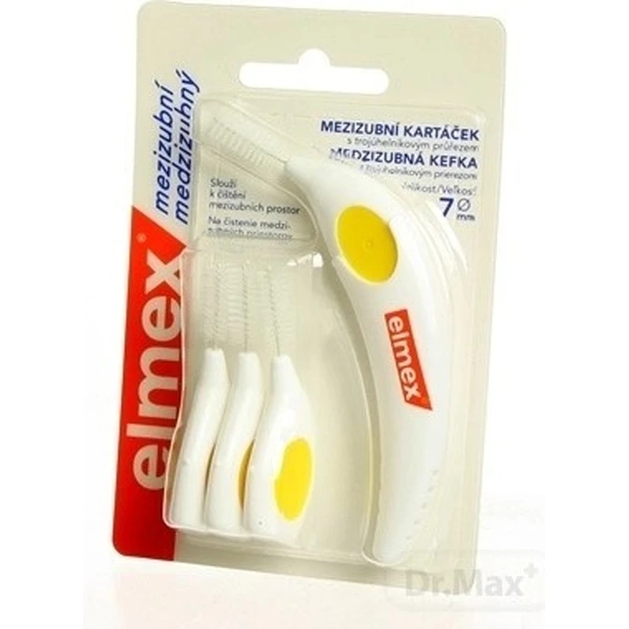 ELMEX INTERDENTAL №7 YELLOW 1x4 шт, міжзубні щітки: ціни та характеристики