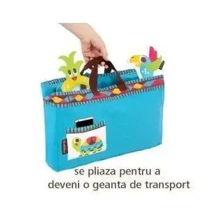 Складаний ігровий килимок Fiesta, що трансформується в сумку-переноску 40167, 1 шт, YookiDoo