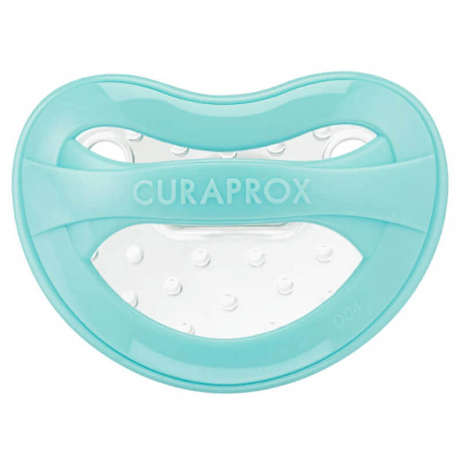 Curaprox Baby, пустышка, силикон, бирюзовый, размер 1, 7-18 месяцев, 1 шт.: цены и характеристики