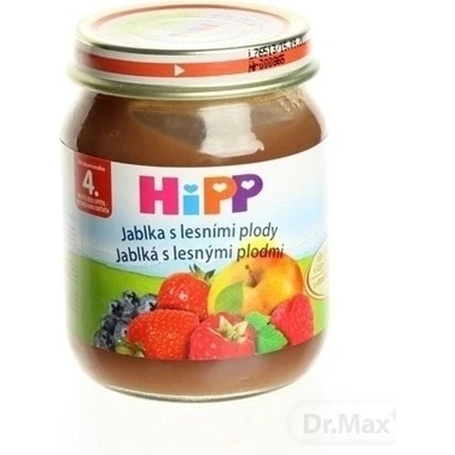 HiPP Фруктова добавка Яблука з ягодами 1×125 г, фруктова добавка для дітей: ціни та характеристики