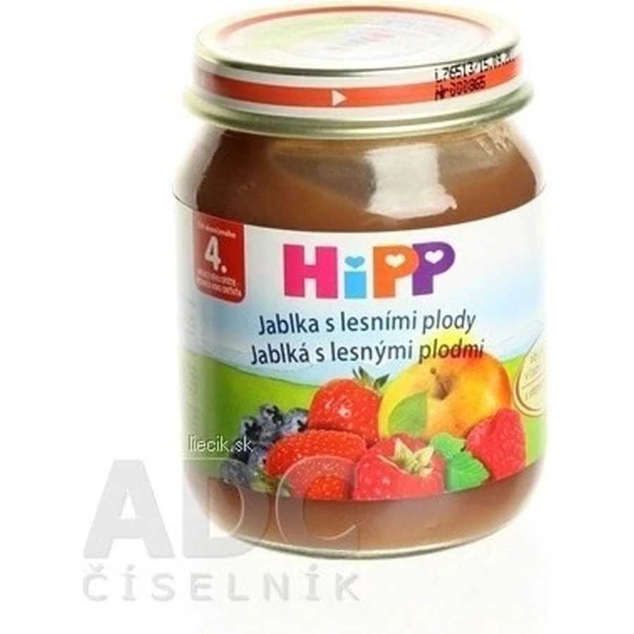 HiPP Фруктова добавка Яблука з ягодами 1×125 г, фруктова добавка для дітей: ціни та характеристики