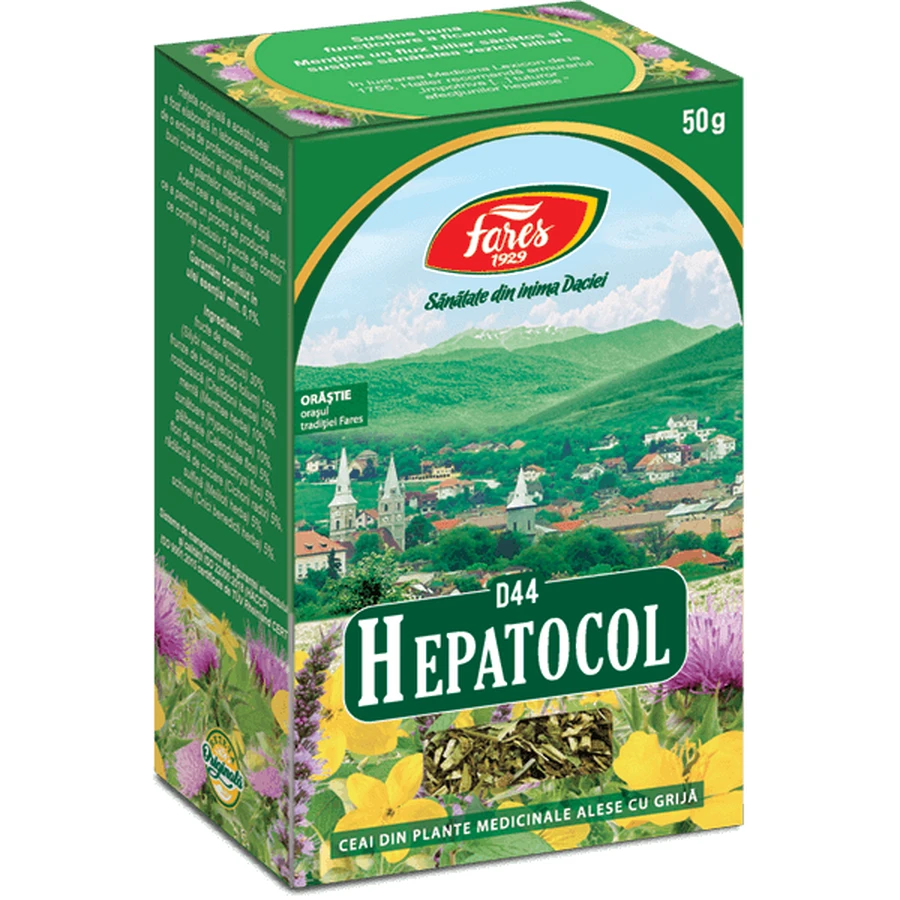 Чай Гепатокол, D44, 50 г, Fares: ціни та характеристики