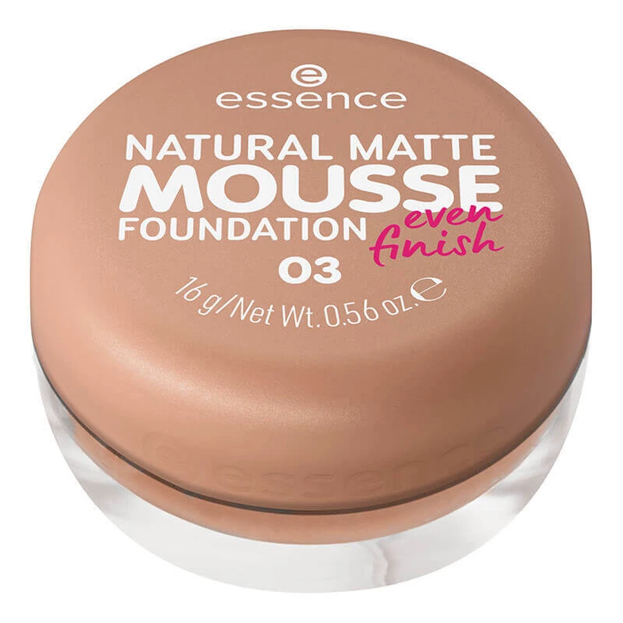 Тональний матовий мус, 03, 16 г, Essence, Natural Matte Matte Mousse, 03, 16 г, Essence: ціни та характеристики
