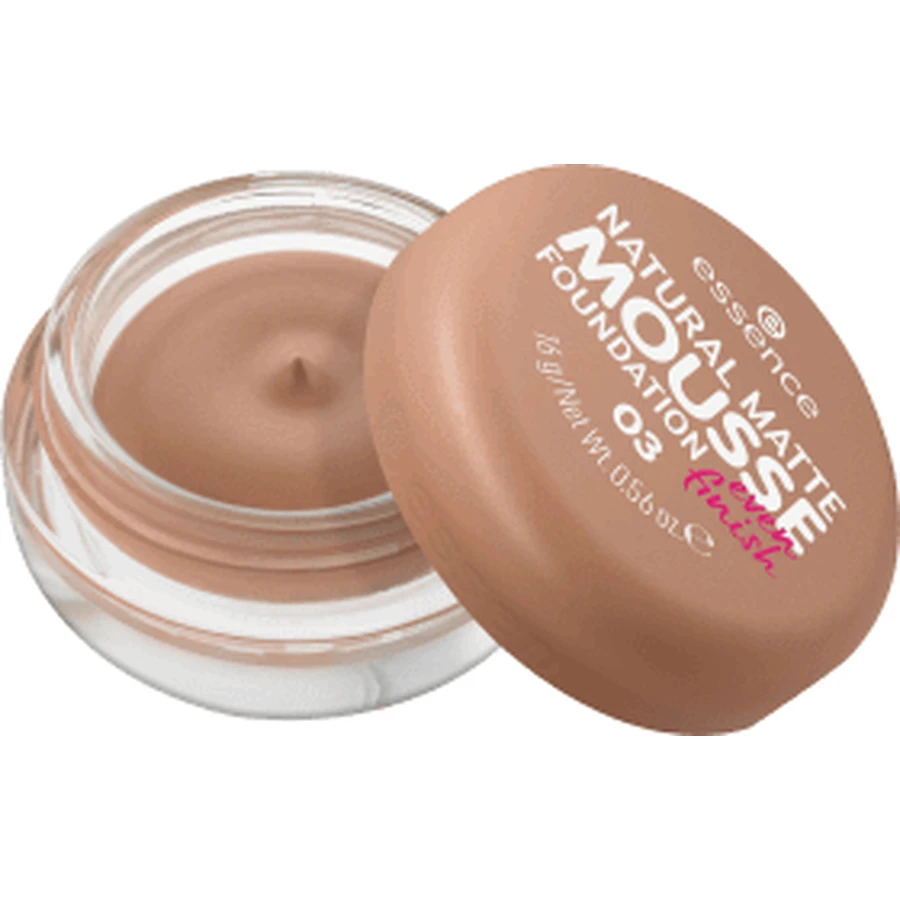 Тональний матовий мус, 03, 16 г, Essence, Natural Matte Matte Mousse, 03, 16 г, Essence: ціни та характеристики