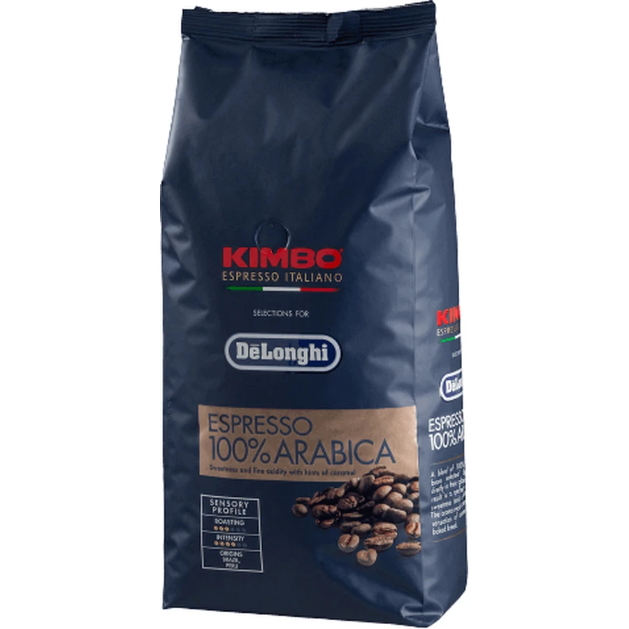 DeLonghi Kimbo Кава в зернах 100% Арабіка 1 кг: ціни та характеристики