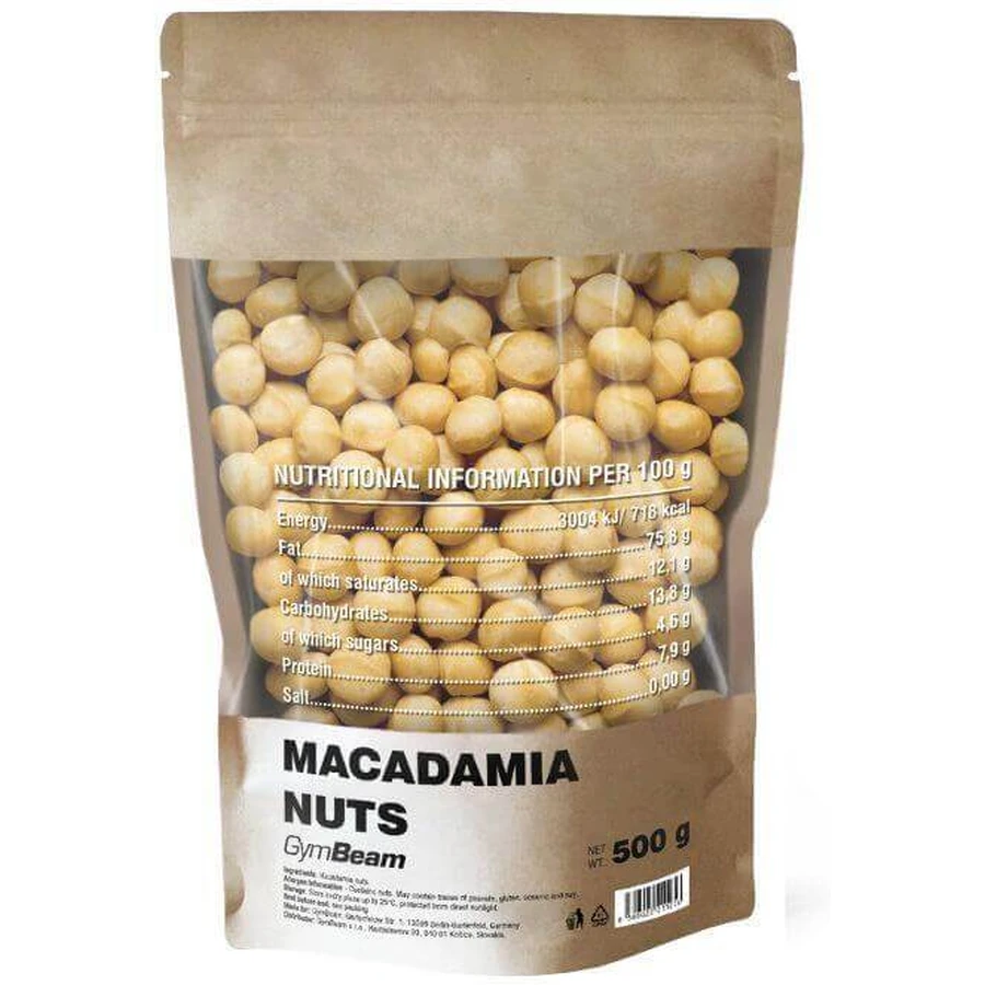 GymBeam Орехи макадамии г 500 г: цены и характеристики
