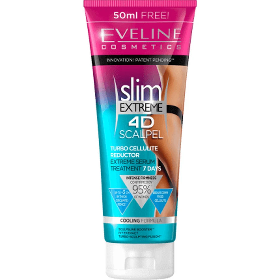 Eveline Cosmetics 4D Scalpel slim засіб для екстремального схуднення від целюліту 4D Scalpel, 250 мл: ціни та характеристики