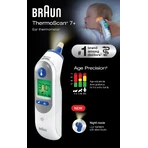 Дитячий вушний термометр ThermoScan7+ з віковою точністю, 1 штука, 1 шт, Braun: ціни та характеристики