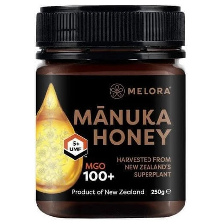 Мед Melora Манука монофлора MGO 100+ (UMF 5+), натуральный, 250 г: цены и характеристики
