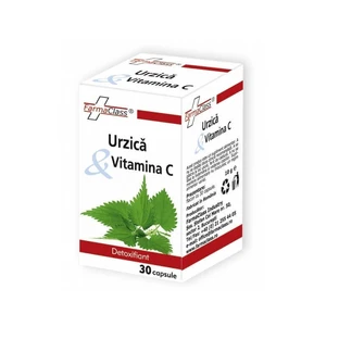 Крапива и витамин С, 30 капсул, FarmaClass