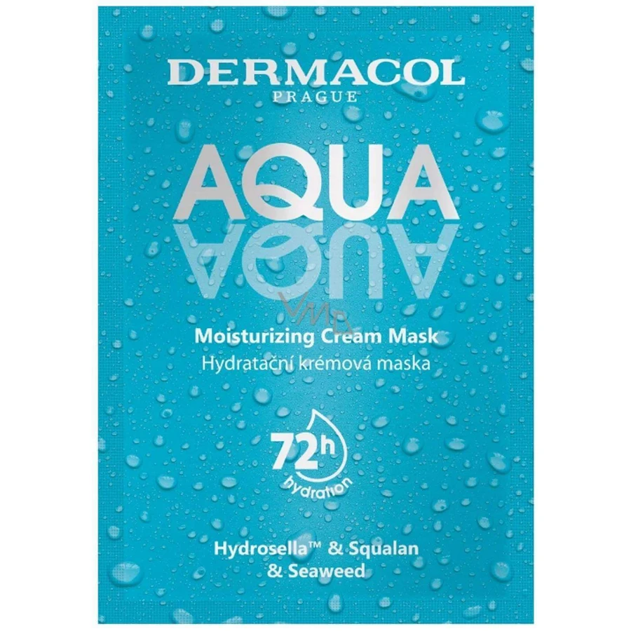 Dermacol AQUA aqua зволожуюча маска для обличчя 1×8 мл, зволожуюча маска для обличчя: ціни та характеристики