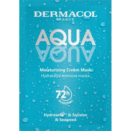 Dermacol AQUA aqua зволожуюча маска для обличчя 1×8 мл, зволожуюча маска для обличчя: ціни та характеристики