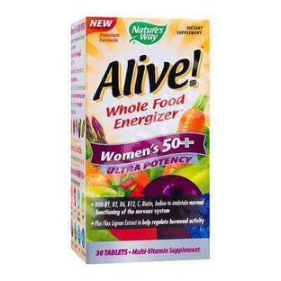Alive Once Daily Women 50+ Ultra Nature's Way, 30 таблеток, Secom
