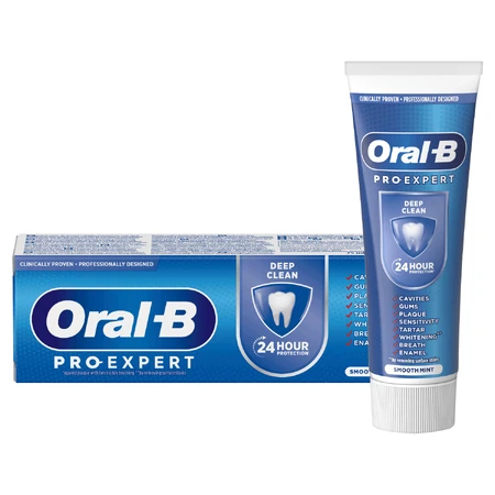 Зубна паста Oral-B Pro-Expert Deep Clean, 75 мл ЗАБРУДНЕНА УПАКОВКА: ціни та характеристики