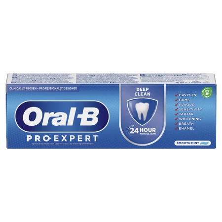 Зубна паста Oral-B Pro-Expert Deep Clean, 75 мл ЗАБРУДНЕНА УПАКОВКА: ціни та характеристики
