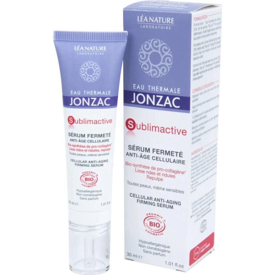 JONZAC Sublimactive Firming Serum BIO против старения и морщин 1×30 мл, укрепляющая сыворотка: цены и характеристики