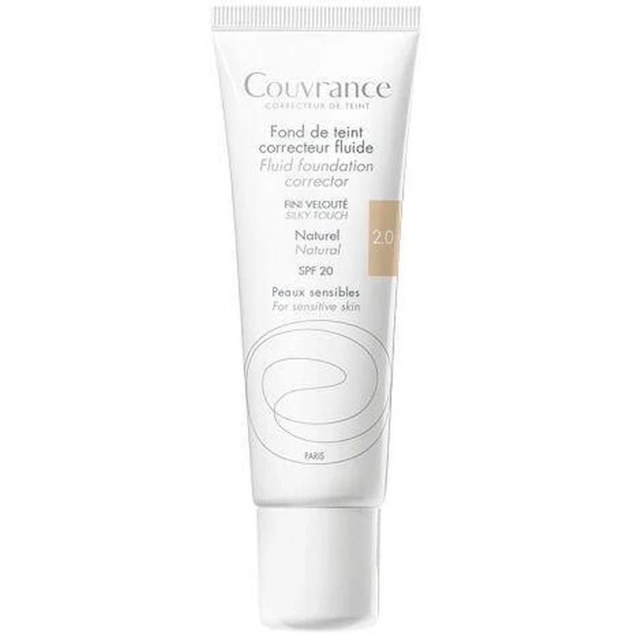 Avène Couvrance Рідкий покривний макіяж SPF20 Натуральний відтінок 30 мл: ціни та характеристики